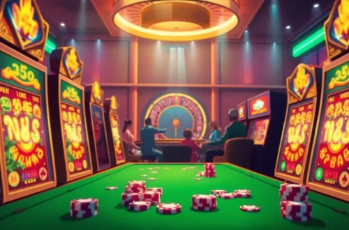 Experience the rush of nổ hũ with vibrant slot machines and thrilling casino activity.