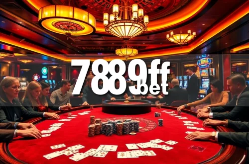 Engaged players at a lavish casino table placing their 789f bet amid vibrant gaming excitement.