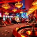 Exciting poker game at https://f8beta2.me/ casino with players engaged in high-stakes betting at a vibrant table.