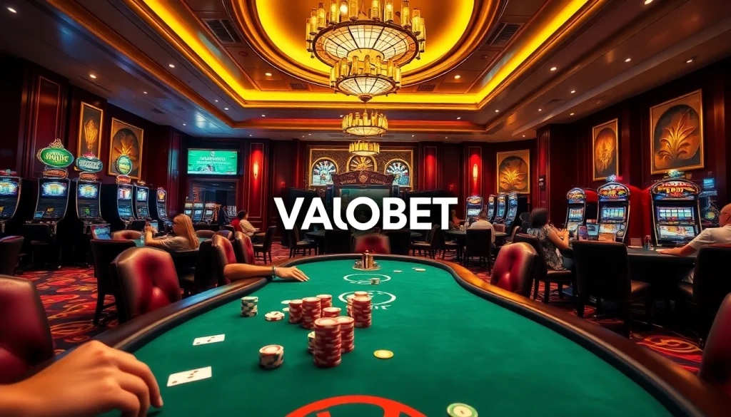 VAOBET invites players to engage in thrilling poker and casino games in a luxurious setting.