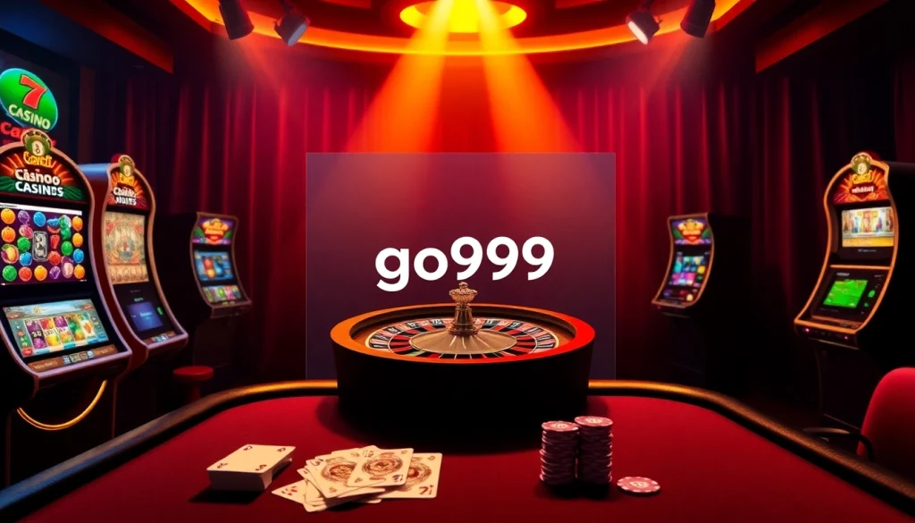 Experience the thrill of winning at gambling with https://go99.mx/, featuring a lively casino setting with roulette, slots, and poker action.