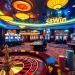 Experience the excitement of casino gaming with 58Win, showcasing vibrant tables and thrilling slot machines.