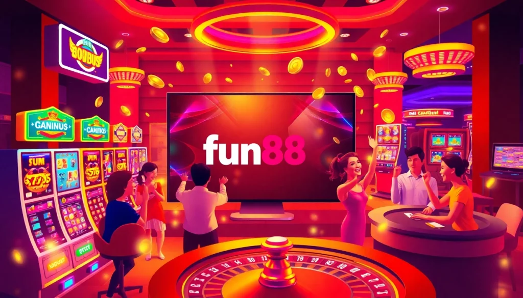 fun88 offers players an exciting online casino experience with engaging slot machines and live dealer games.