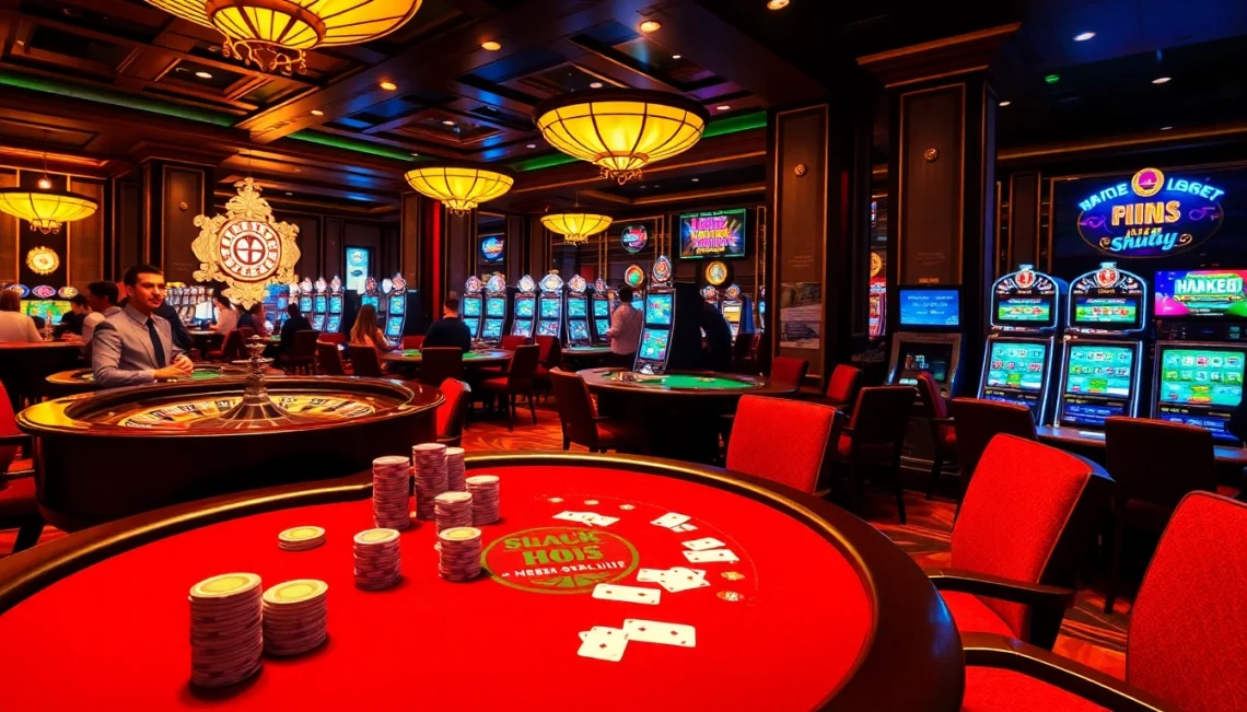 Experience thrilling poker action at https://hm88.law/, featuring vibrant gaming tables and high-stakes players.